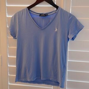 Polo Ralph a v neck jersey tee